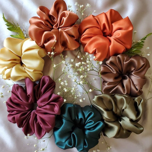 Pure Silk Scrunchies Bundle (Multicolor)